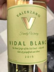 Valenzano - Vidal Blanc 2015 (750ml) (750ml)