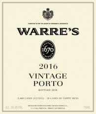 Warre's Vintage Porto 2016 (750ml) (750ml)